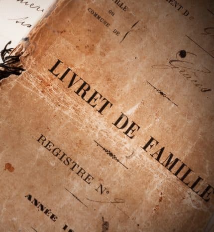 livret de famille, droit de la famille, succession